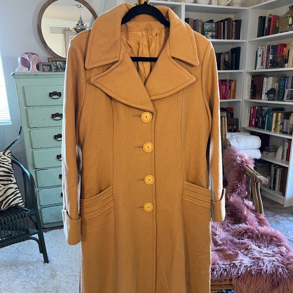 Vintage 40s Womens Wool Coat - Picture 1 of 13